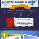 beginner skirt to sew