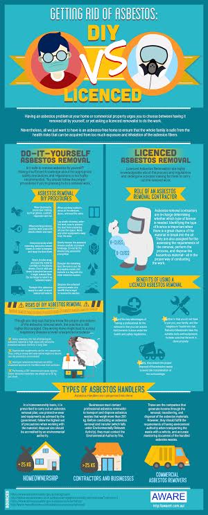 asbestos removal infographic