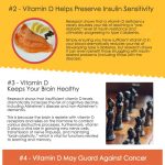 Vitamin D benefits infographic