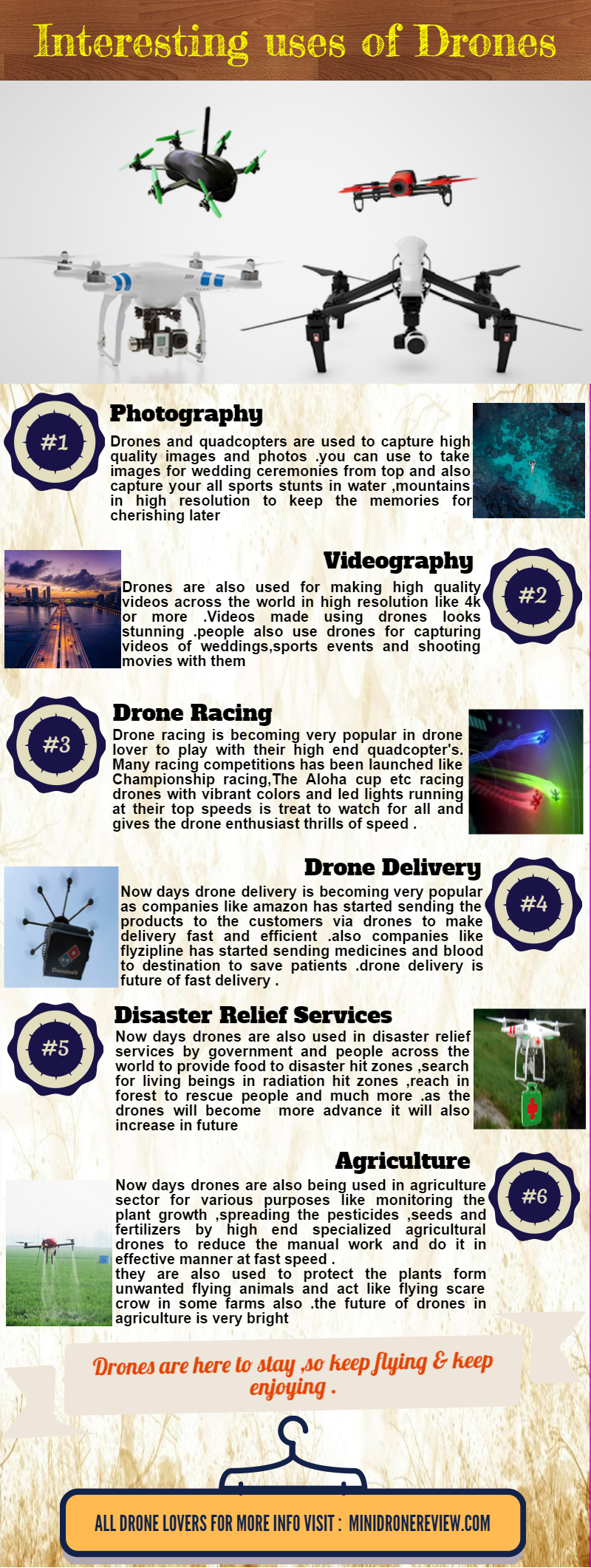 Drones infographic