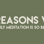 daily meditation infographic