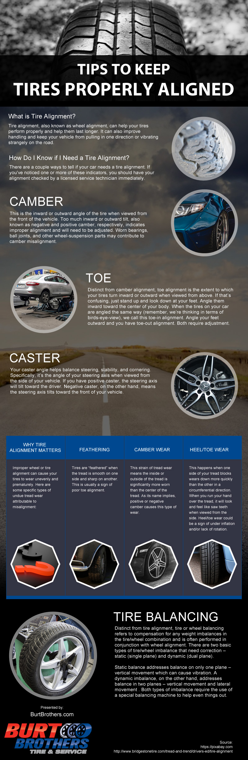 tire alignment infographic