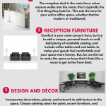 reception area design infographic