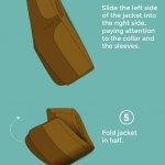 how to travel with a suit infographic