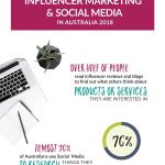 influencer marketing and social media in Australia infographic
