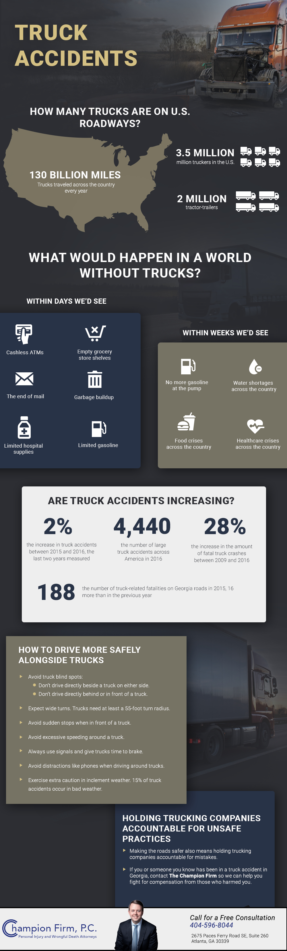 truck accidents infographic